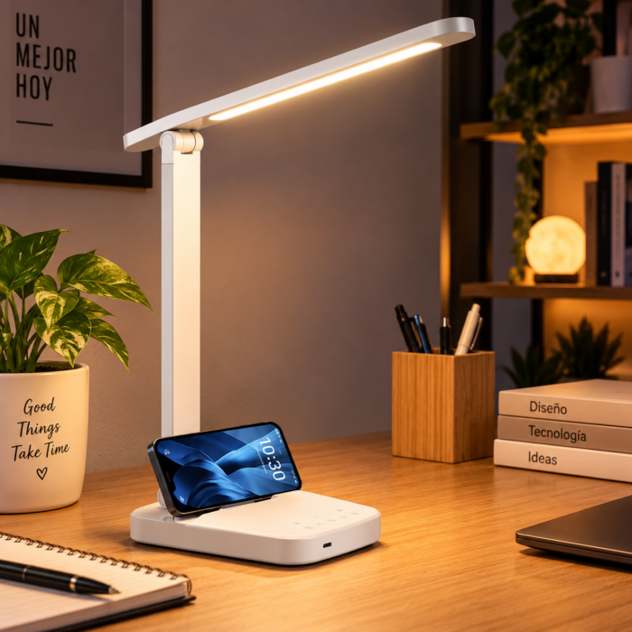 Lámpara de mesa regulable LED