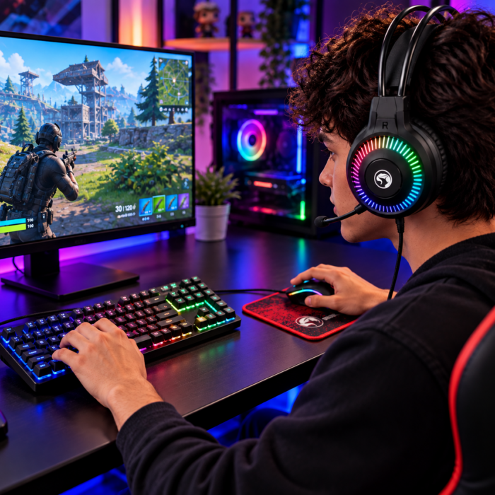 Combo Gamer 4 En 1 CM416