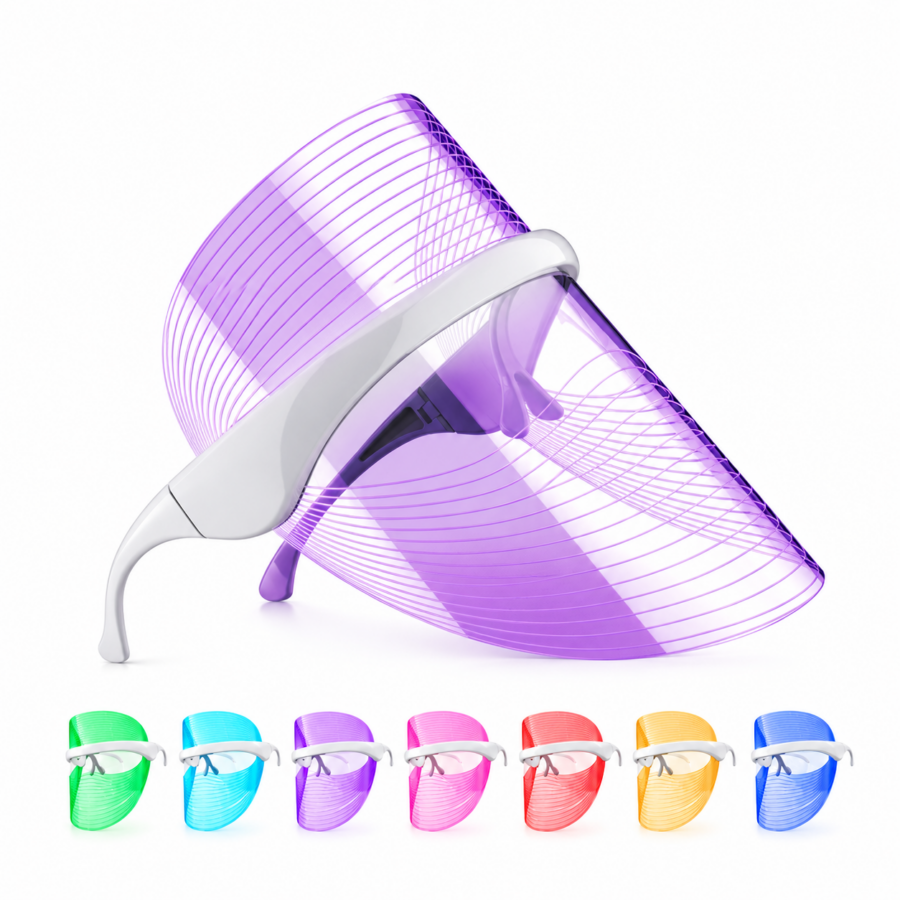 Máscara Led Facial 7 Luces Fototerapia
