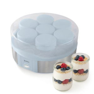 🍶 Yogurtera Suono 7 Vasos de Vidrio 1.4 L – Yogur Casero Fácil 🥛