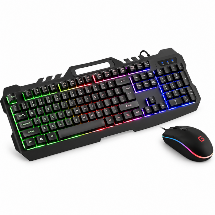 ⌨️ Teclado Gamer + Mouse Óptico🎮