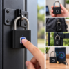 Candado con Huella Digital – Acero Inoxidable