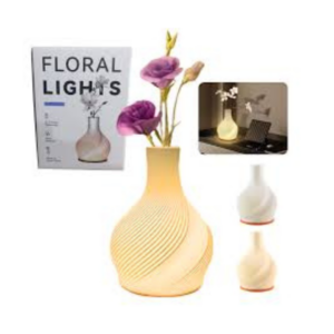 🌸✨ Lámpara Florero LED  ✨🌸
