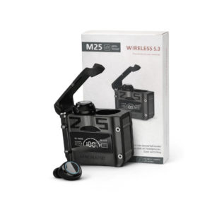 🎧 Auriculares  M25 Negro – con Pantalla 📶