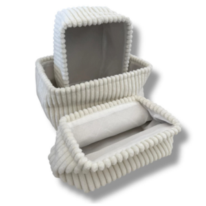 🧺 Set x3 Canastos de Peluche ✨