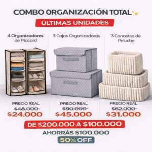 🧸 "Combo Organizadores" 🗑️