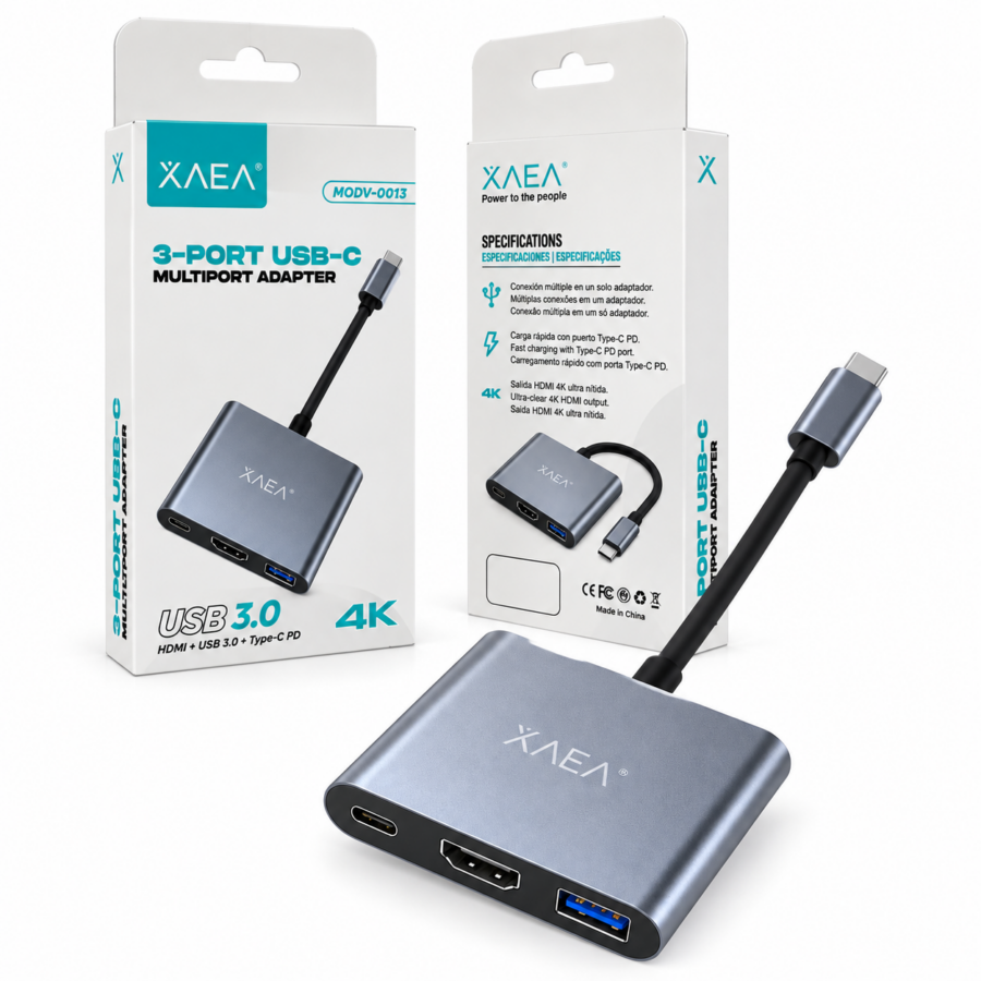 ChatGPT Image 10 sept 2026, 19_18_41 Adaptador Hub USB-C XAEA