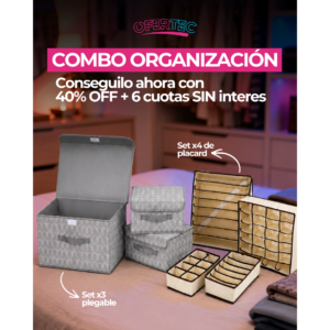 OFRECE HASTA 25 AJUSTES DE MOLIENDA (58) 🧺 Combo Organización💖