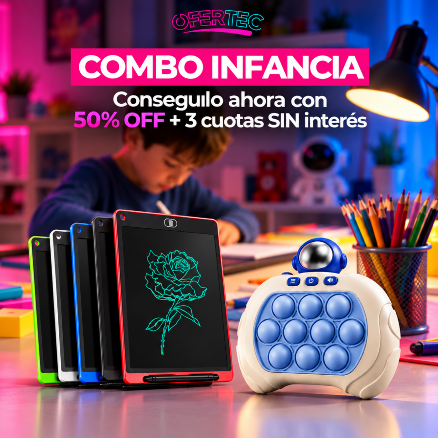 Combo de Tableta + Pop it
