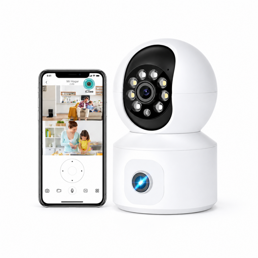 ChatGPT Image 2 sept 2026, 18_32_29 Cámara IP WiFi 360° con Doble Lente