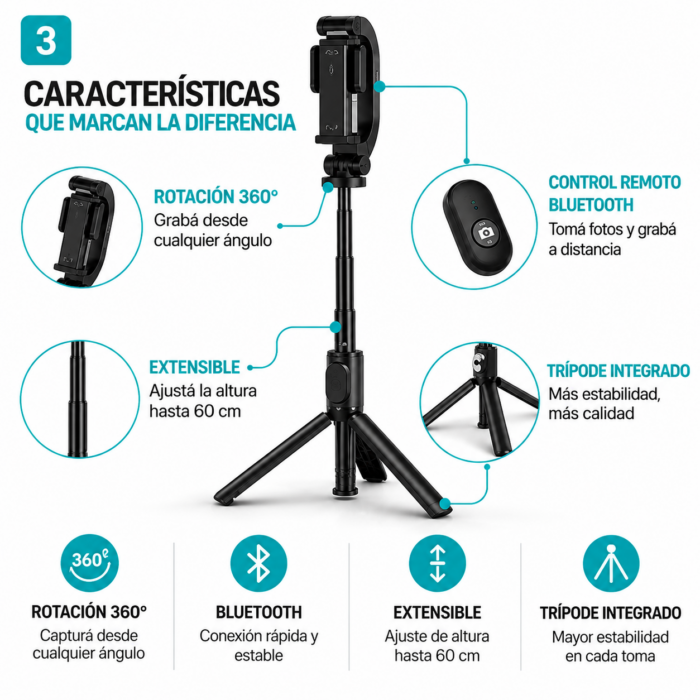 Trípode Estabilizador CLD R15