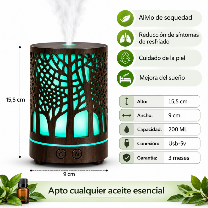 Humidificador Bosque - Sin Filtro