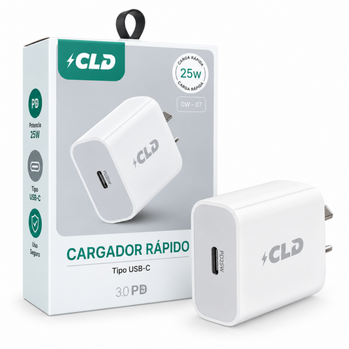 Cargador CLD Type-C 25W