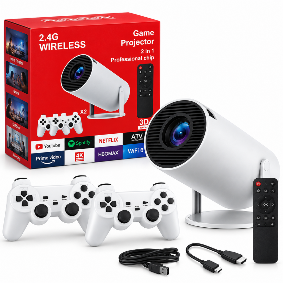 Proyector + Consola 2 en 1
