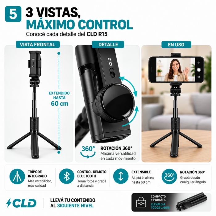 Trípode Estabilizador CLD R15